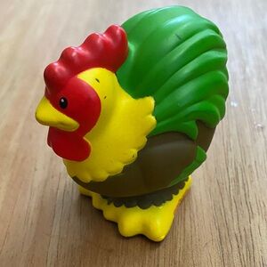 Fisher-Price Little People Colorful Rooster figure 2014 Mattel